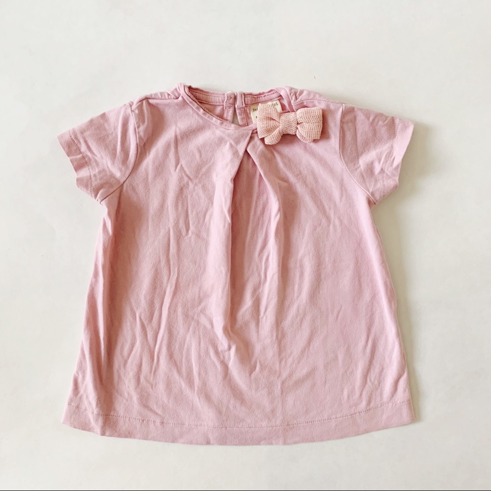 Zara Baby Girl Pink Bow Tee